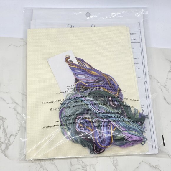 JCA Heritage Collection Elsa Williams IRIS MOSAIC Counted Cross Stitch Kit 03218 - Picture 7 of 7